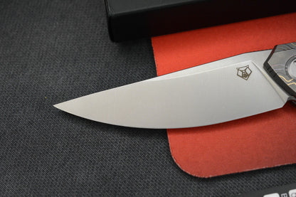 NEW Shirogorov x Triple Aught - Q M390 Stonewash Ti Lasered Topo 1 Of 5 Made