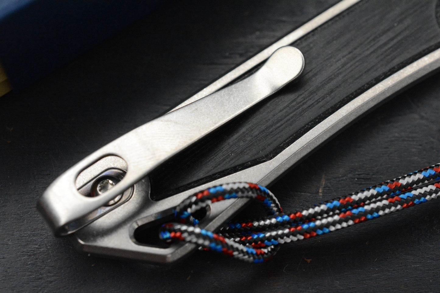 NEW Lynch NW Open Door Policy Pry - SW Ti / Black Micarta Inlays w/ Ultem Bead