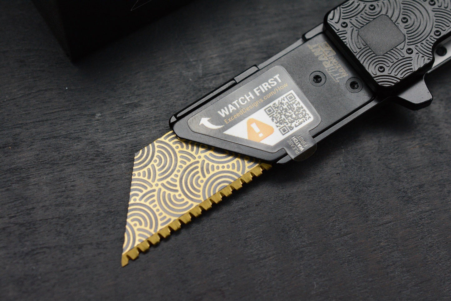 RARE Urban EDC x Exceed Designs TiRant V3 Frame Lock Chaos Seigahai (SOLD OUT)