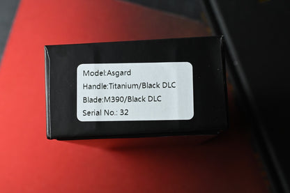 RARE Dalibor Bergam Asgard w/ Black DLC Ti Integral Handle / DLC M390