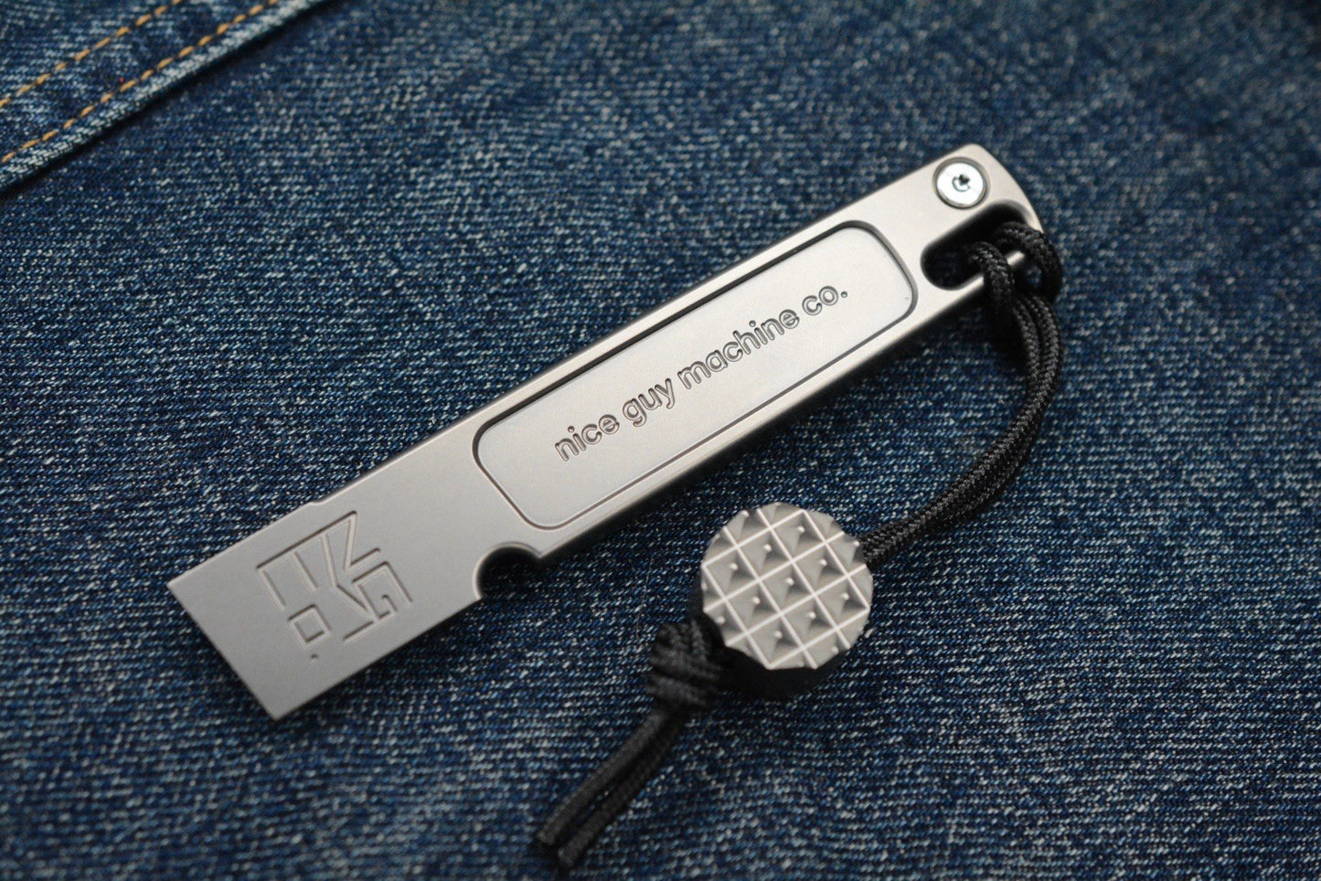 NEW Nice Guy Machine Co The Wraith - Titanium Pry Bar NGMCo w/ TKW Curator