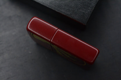 RARE CUSTOM ZIPPO x Microtech Knives - Burgundy Lighter BNIB 1/1 Discontinued