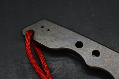 NEW ATTN 2 DETAIL MK1 Anodized Ti Pry Bar #2 w/ CKF CH Bronze Bead