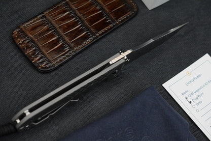 NEW Chris Reeve Umnumzaan - Glass Blasted / Drop Point Magnacut