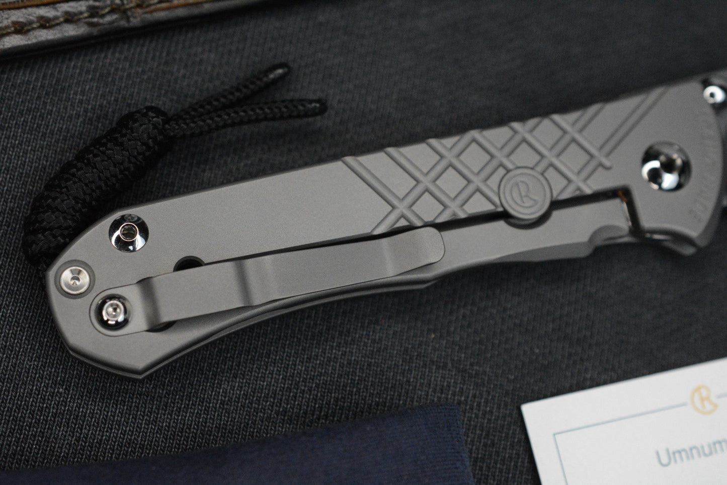 NEW Chris Reeve Umnumzaan - Glass Blasted / Drop Point Magnacut
