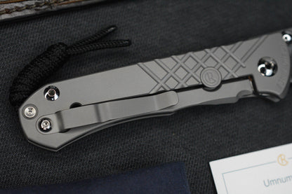 NEW Chris Reeve Umnumzaan - Glass Blasted / Drop Point Magnacut