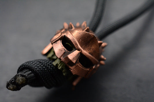 RARE 4t5 Design Triple 7 Spartan Skull Bead “Warlord” Re Playge JRW