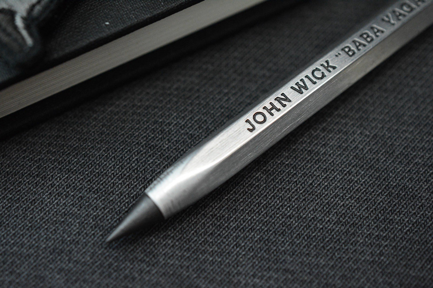 NEW TKW “Baba Yaga” John Wick Ti Pencil Spike w/ Patch & Coin