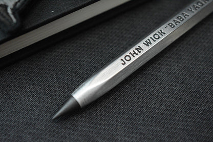 NEW TKW “Baba Yaga” John Wick Ti Pencil Spike w/ Patch & Coin