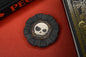 NEW HiTex x Triple Aught Design Mean Skull - Blackened / Anodized Titanium Coin