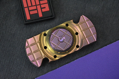 NEW Monkey Edge x Steve Ryan Orbital Frag Oil Slick Ano w/ME Patch Re Microtech