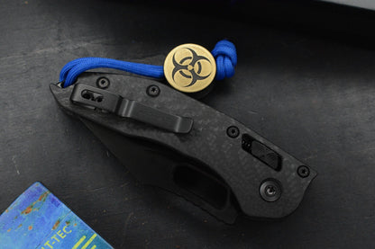 NEW Microtech Stitch-Ram-Lok Carbon Fiber Black DLC w/ Fallout Pack & Bead