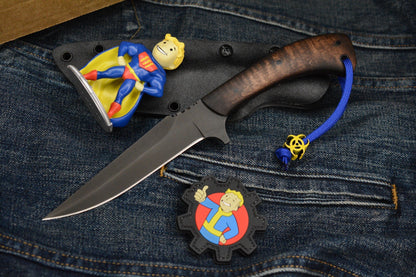 RARE++ Winkler Knives - Shadow Strike 80CRV2 Steel Flat Grind / Maple Handle