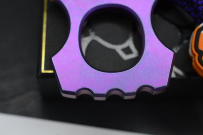 NEW BRNLY Cypop Halloween Toothy Purple LE - Engraved Bottle Opener w/Skull Bead