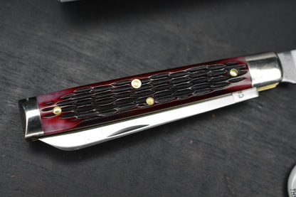 NEW Great Eastern Cutlery New Town Physician - Black Raspberry Jigged Bone