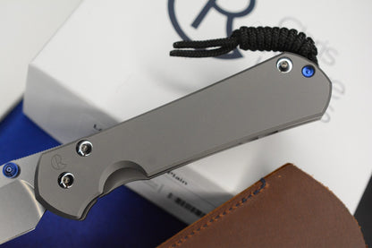 NEW Chris Reeve Large Sebenza 31 - Glass Blasted / Inkosi Blade w/ Sheath