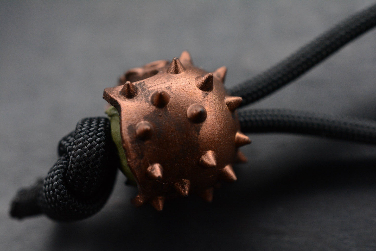 RARE 4t5 Design Triple 7 Spartan Skull Bead “Warlord” Re Playge JRW