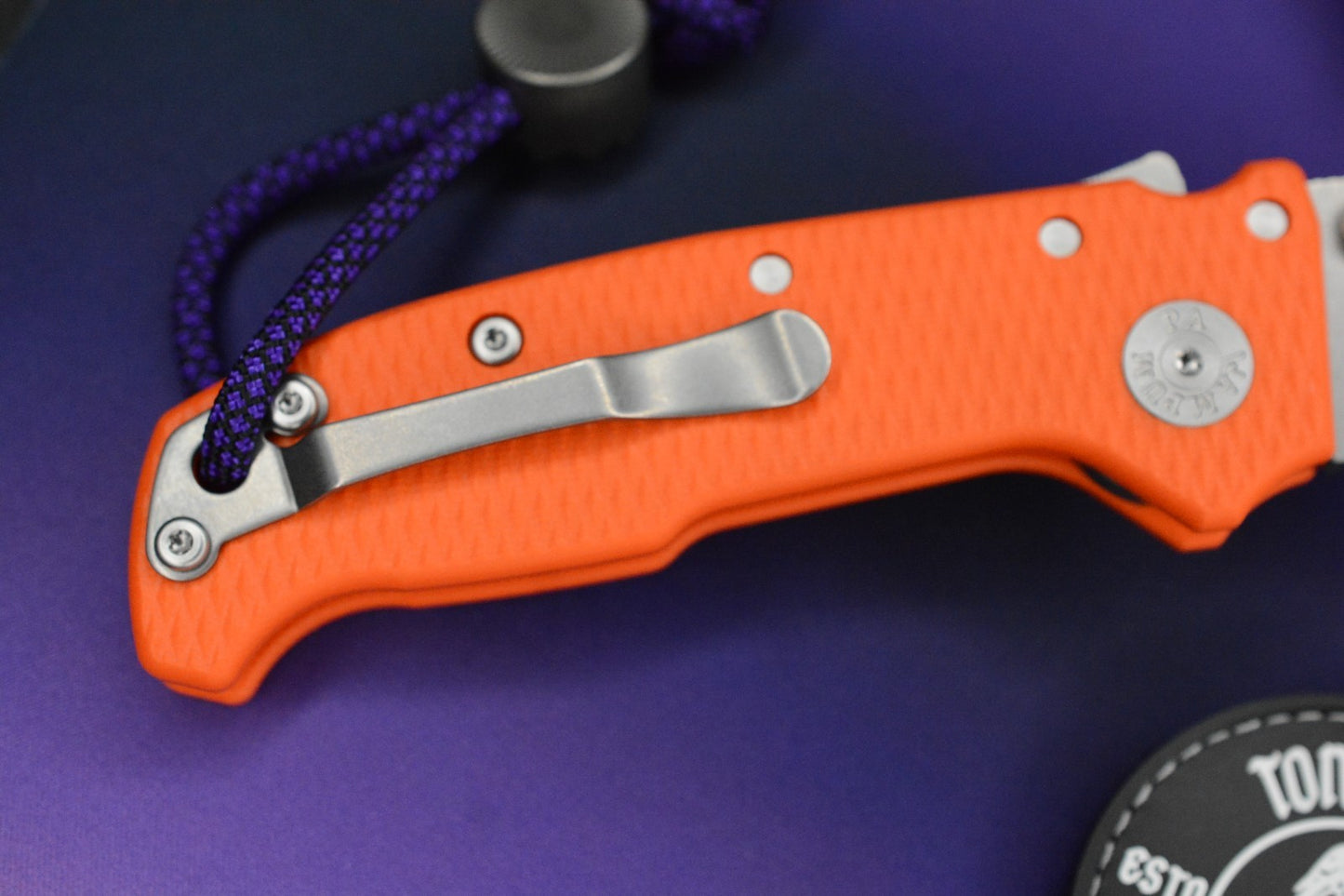 NEW Demko MGAD20 Compact Batwing - Orange G10 / Stonewash Magnacut SN 291