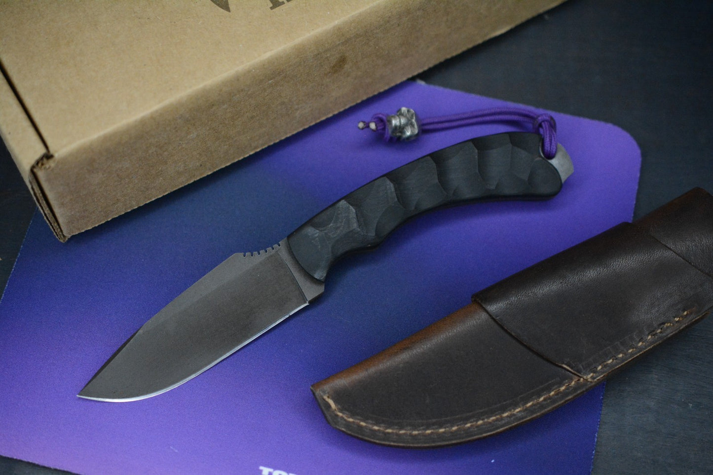 NEW Winkler x Houin x Field Ethos “Sweet T” - Liberty Wood Charcoal w/ Sheath