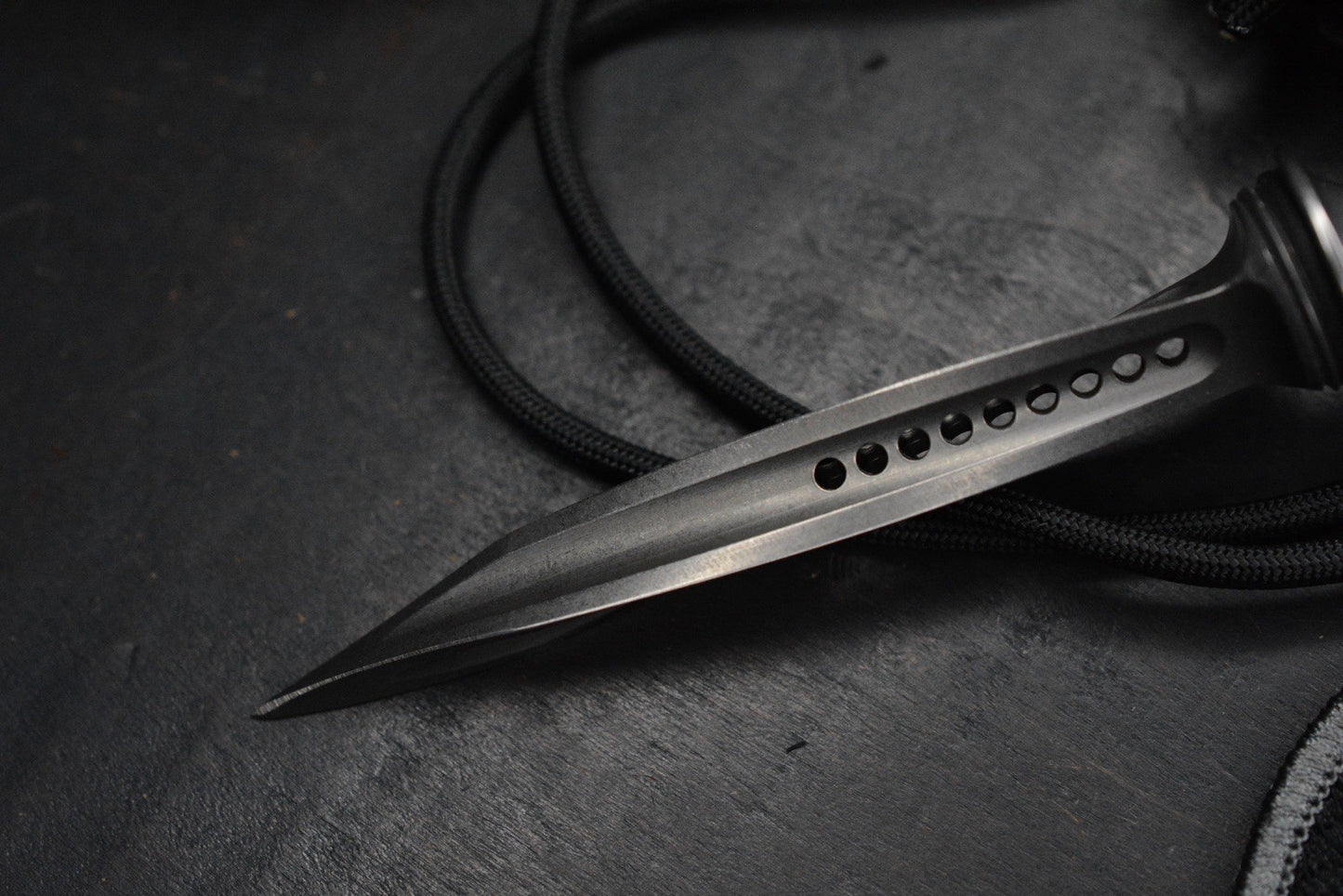 RARE Microtech Mini Jagdkommando 4” Tri Dagger Stainless SN 485 Discontinued