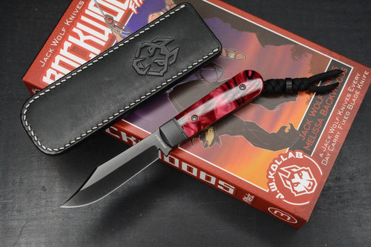 NEW Jack Wolf Backwoods FixEDC Kirinite True Blood LE / S90V Belt Satin Blade