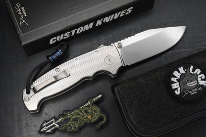 RARE++ Demko AD20 XXX Textured Ti / Stud Only CPM 3V Blade