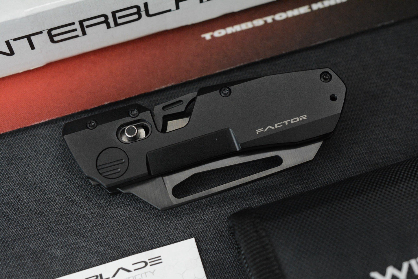 NEW Winterblade Factor B4 Black PVD Ti / Black DLC Magnacut & Accents