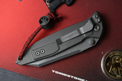 Microtech Socom Elite Warcom w/ Natural Clear Handles & Apocalyptic w/ Wick Pack