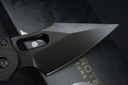 NEW Microtech Stitch-Ram-Lok Carbon Fiber Black DLC w/ Playge Skall & Wick Pack