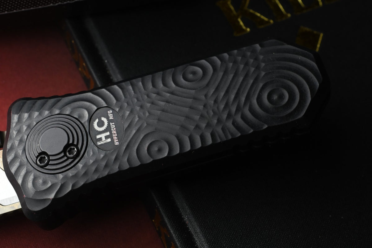 NEW Hypercut Oracle Razor Knife - Black Starburst Aluminum / Stonewashed
