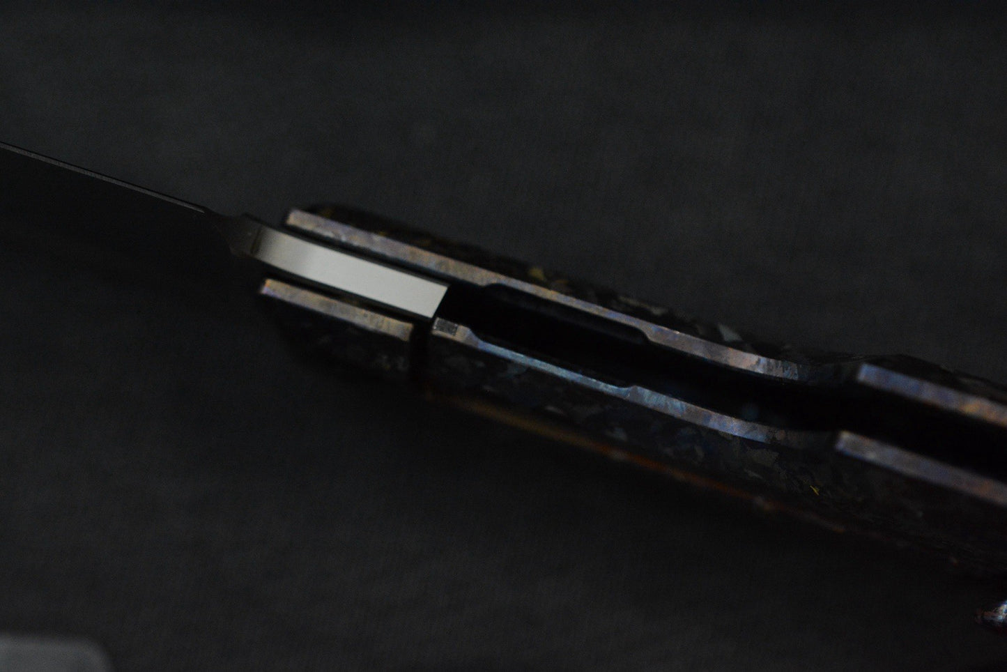 NEW Custom Knife Factory x GTX Elementak Crystalized Ti / 2-Tone M398 SN# 002