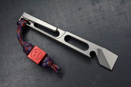 NEW Nice Guy Machine Co Side Piece Ti Pry w/ TKW Frankart Bead NGMCo