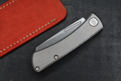 NEW American Blade Works Slipjoint - 45 Degree Milled Ti Hdle / MagnaCut DLT EXC