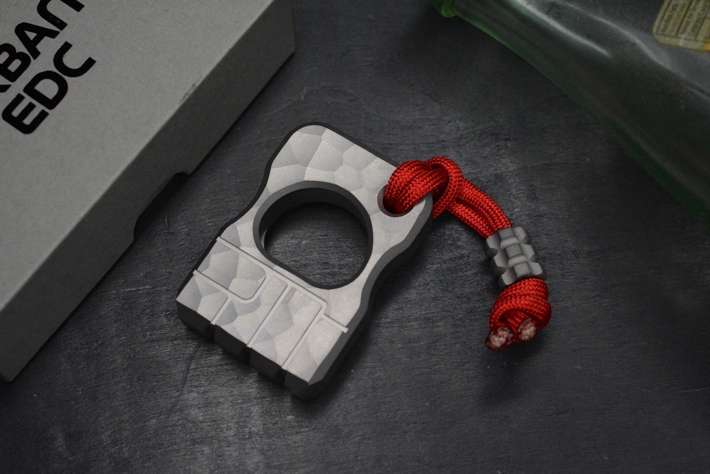 NEW Urban EDC x CadLab Bump Bottle Opener Titanium w/Radiator Bead
