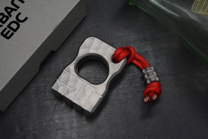 NEW Urban EDC x CadLab Bump Bottle Opener Titanium w/Radiator Bead