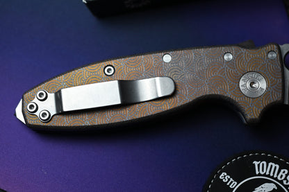 RARE Urban EDC x Demko Shark-A-Tac - Blue Ti & Bronze Chaos Seigaiha / MagnaCut