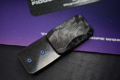 RARE Urban EDC x Magnus Squashed Toad Fidget Toy - Battle Worn Blue Zirconium