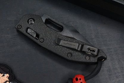 NEW Microtech Stitch-Ram-Lok Carbon Fiber Black DLC w/ Playge Skall & Wick Pack