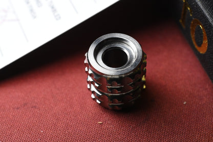 NEW Griffin Combat M990 Full Size Lanyard Bead - Satin Titanium Tread Pattern