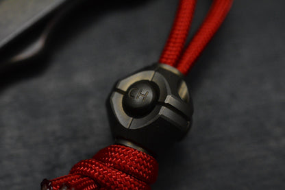 NEW ATTN 2 DETAIL MK1 Anodized Ti Pry Bar #2 w/ CKF CH Bronze Bead