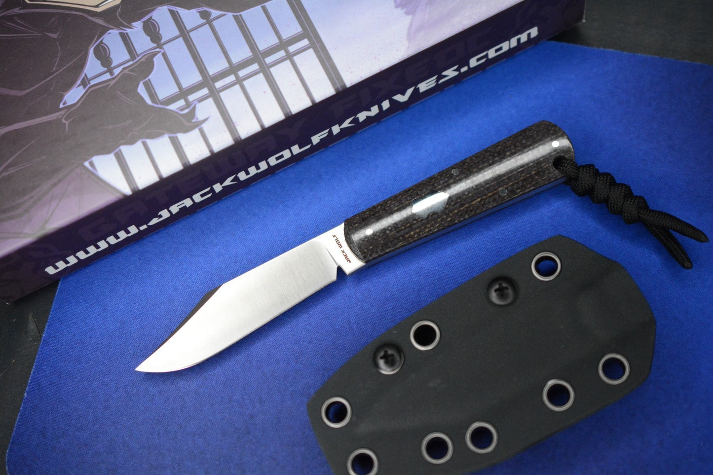 NEW Jack Wolf Gateway FixEDC - Jute Bison / Hollow Ground 1428CN / Nickel Silver