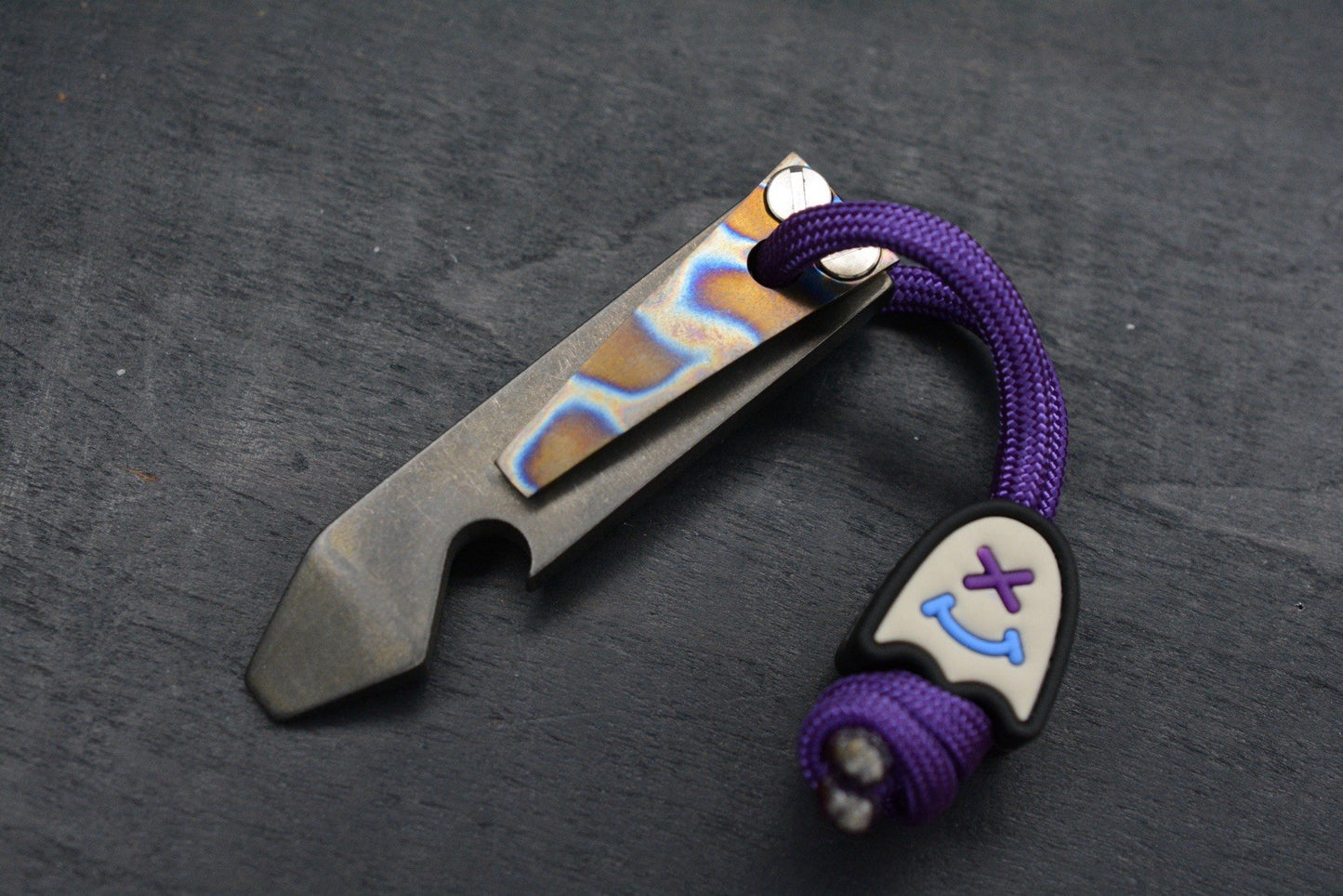 NEW Ti Survival Exo Ti Pry - Flamed Ti Clip w/ Wkrmn Bead Re Playge NGMCo
