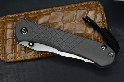 NEW Chris Reeve Umnumzaan Drop Point Magnacut Ti Hdle w/ Robertson Gator Sheath