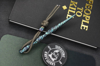 RARE Royal Creations Rock Spike -Ano Green & Purple Ti