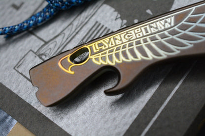 NEW Lynch Northwest V2.7 Double Wing Makers Choice Ano Pry w/ Custom Bead & COA
