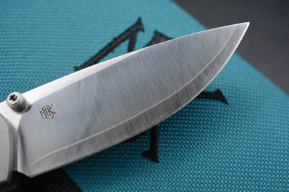 NEW Monterey Bay Knives - Mini Old Guard Fat Carbon Inlay / Ti - ZDP Drop Point