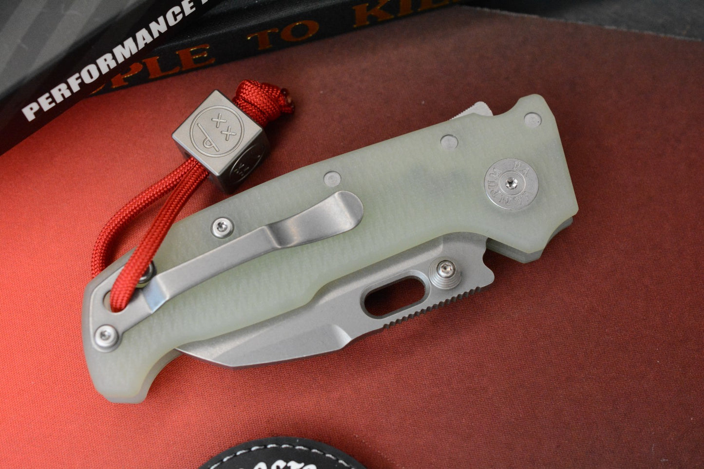 NEW Demko MGAD20 Compact Batwing - Natural G10 / Stonewash Magnacut SN 124