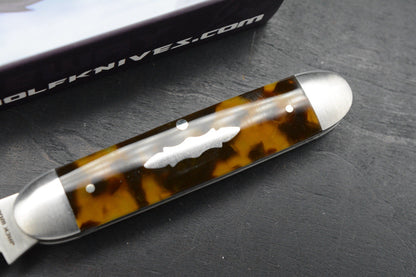 NEW Jack Wolf Gateway Equal End - Tortoise Shell Kirinite /Belt Satin Spearpoint