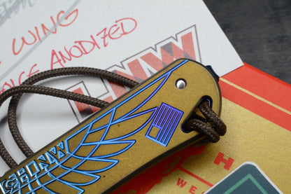 NEW Lynch Northwest V1.7 Double Wing Makers Choice Ano Pry w/ Custom Bead & COA
