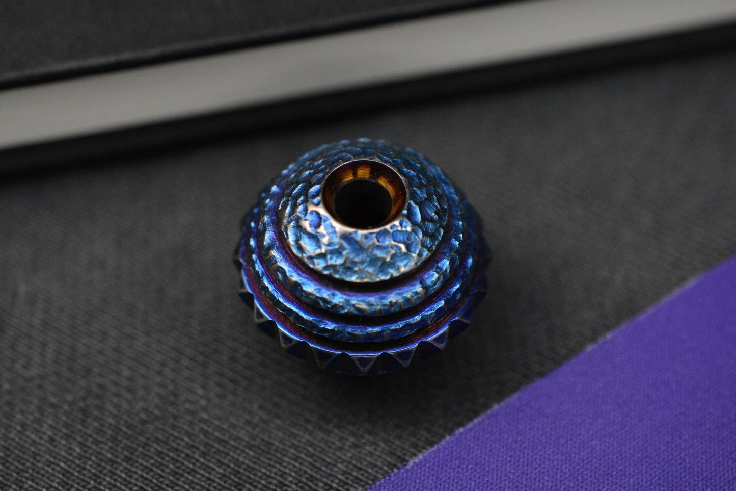RARE Renaissance Creations Custom Rock Star Timascus Ano -Ti Bead